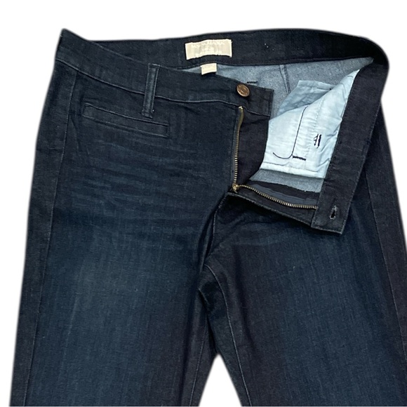 Banana Republic Wide Leg Dark Wash Stretch Jeans 30/10 • Long 34” Inseam - Picture 4 of 10